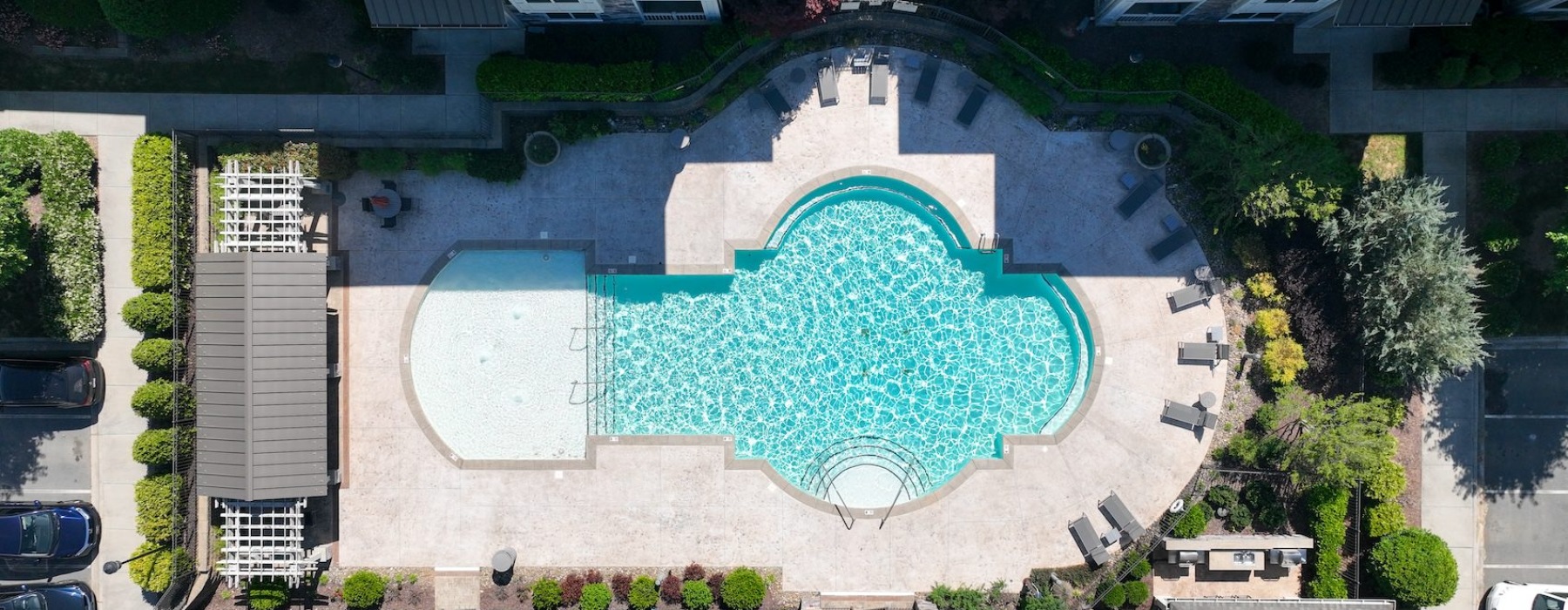 Pool Aerial View